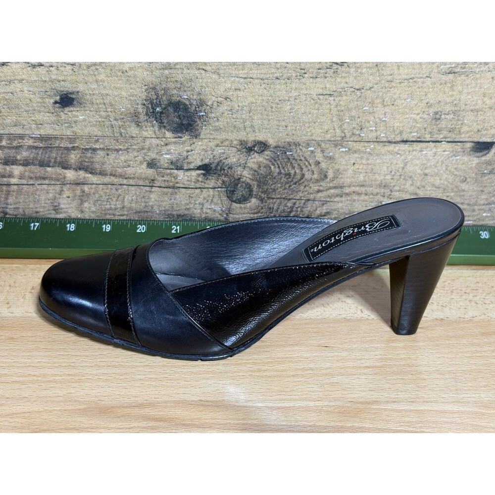 ๐ฅBrighton Slip On Heel Mule Style Closed Toe Rounded Size 9 Brazil ๐ฅRARE๐ฅ